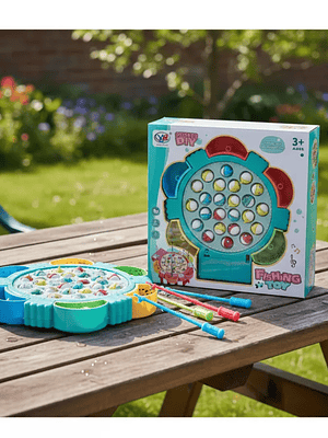 Juego De Pesca Milagrosa Musical Juguete Infantil Giratorio