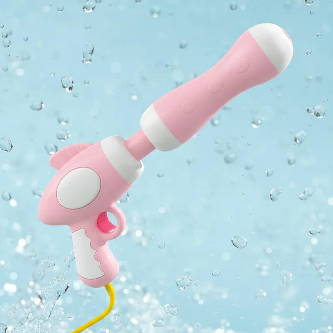 Pistola De Agua Mochila Pato Rosa Para Niños 2