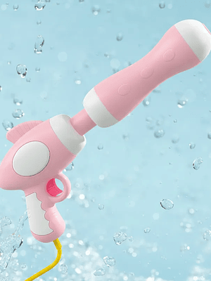 Pistola De Agua Mochila Pato Rosa Para Niños