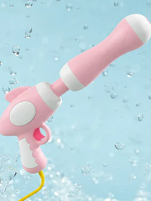 Pistola De Agua Mochila Pato Rosa Para Niños