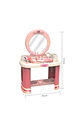 Tocador De Juguete Para Niñas Con Espejo Y Accesorios Rosado - Miniatura 3