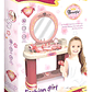 Tocador De Juguete Para Niñas Con Espejo Y Accesorios Rosado - Miniatura 5