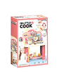 Cocinita De Juguete Infantil Rosada Con Accesorios Para Niñas - Miniatura 4