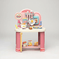 Cocinita De Juguete Infantil Rosada Con Accesorios Para Niñas - Miniatura 5
