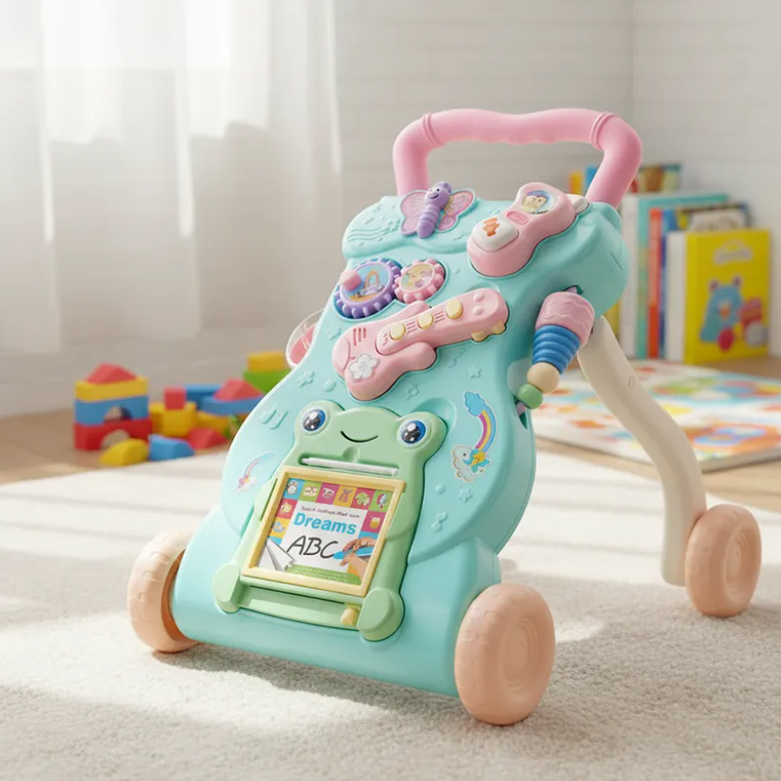 Caminador Andador Musical Interactivo Para Bebé Con Pizarra 2