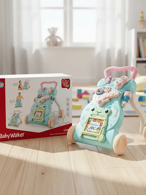 Caminador Andador Musical Interactivo Para Bebé Con Pizarra