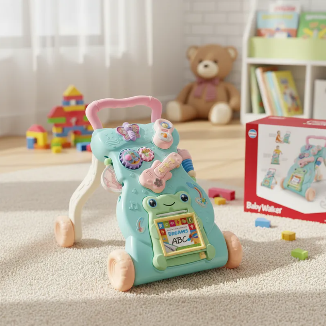 Caminador Andador Musical Interactivo Para Bebé Con Pizarra 6