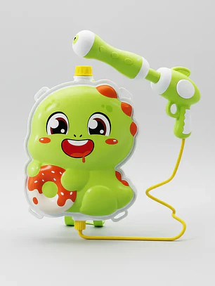 Pistola De Agua Mochila Dinosaurio Juguete Infantil