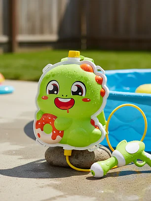 Pistola De Agua Mochila Dinosaurio Juguete Infantil