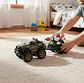 Camioneta Militar Juguete Con Remolque Lanzamisiles 45cm - Miniatura 1