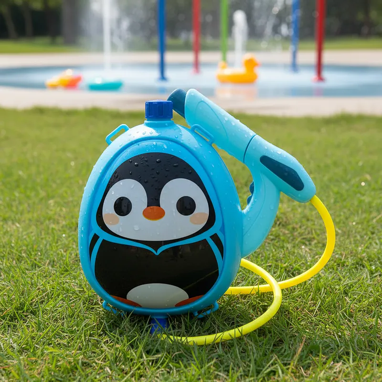 Pistola De Agua Mochila Diseños Varios Para Niños Y Niñas 3