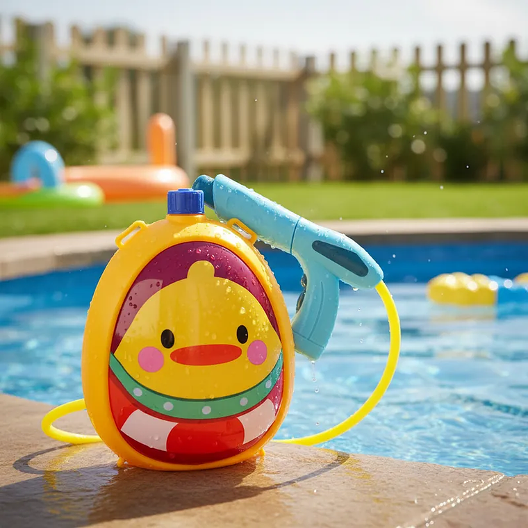 Pistola De Agua Mochila Diseños Varios Para Niños Y Niñas 6