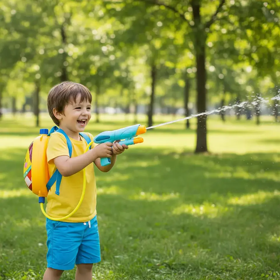 Pistola De Agua Mochila Diseños Varios Para Niños Y Niñas 7