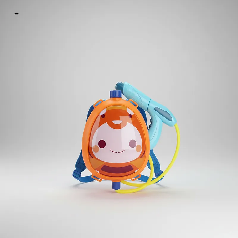 Pistola De Agua Mochila Diseños Varios Para Niños Y Niñas 10