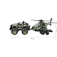 Set Juguete Militar Camioneta Y Helicóptero De Combate 45cm - Miniatura 4