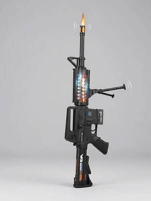 Rifle Metralleta De Juguete M4A1 Con Luz, Sonido Y Trípode