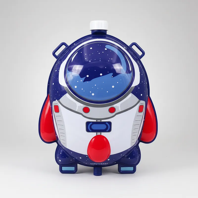 Mochila Pistola De Agua Infantil Astronauta Espacial 1