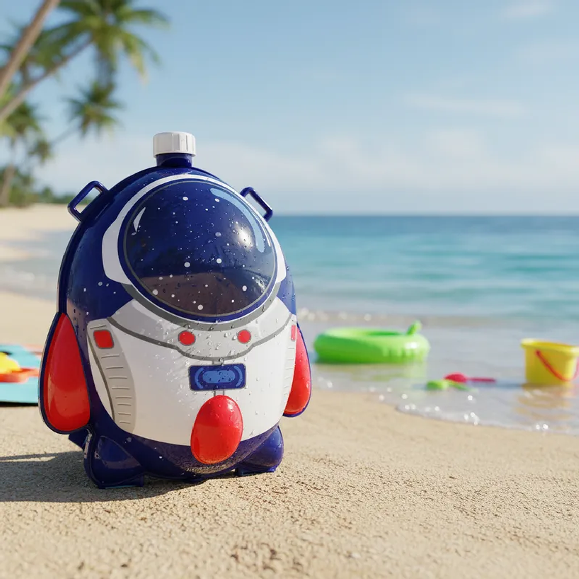 Mochila Pistola De Agua Infantil Astronauta Espacial 2