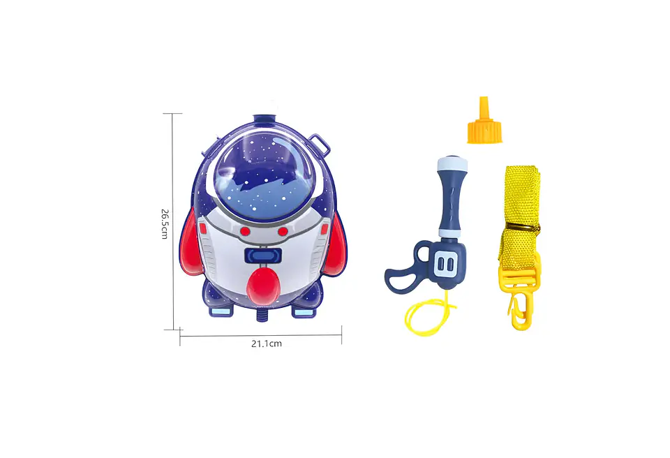 Mochila Pistola De Agua Infantil Astronauta Espacial 6