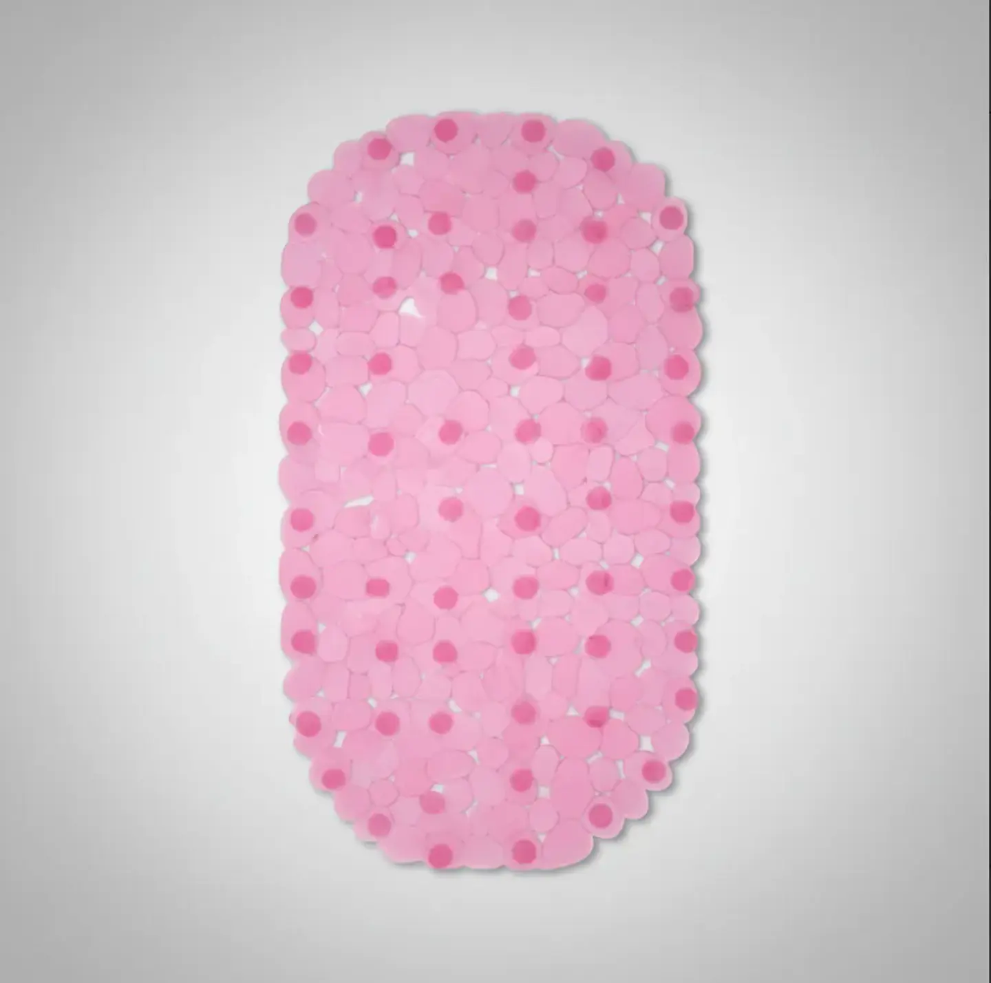 Alfombra antideslizante para baño 65x35 cm con ventosas 5