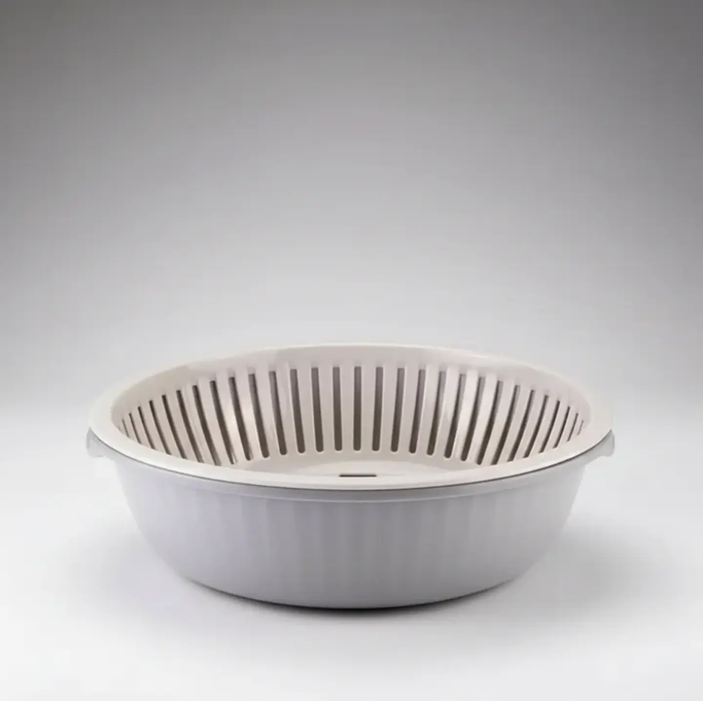 Bowl Con Colador Escurridor De Verduras Frutas 34.5cm Cocina 3