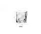 Vaso De Vidrio Para Whisky Trago Corto Diseño Irregular Moderno - Miniatura 3