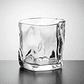 Vaso De Vidrio Para Whisky Trago Corto Diseño Irregular Moderno - Miniatura 4