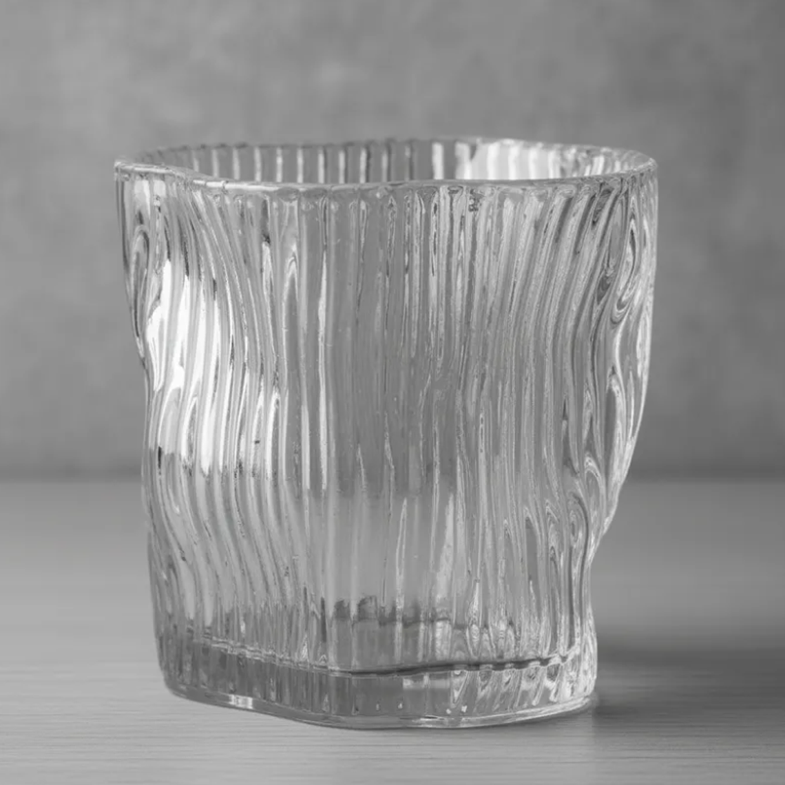 Vaso De Vidrio Para Shot  Diseño Irregular 60ml 4