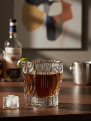 Vaso De Vidrio Para Shot  Diseño Irregular 60ml