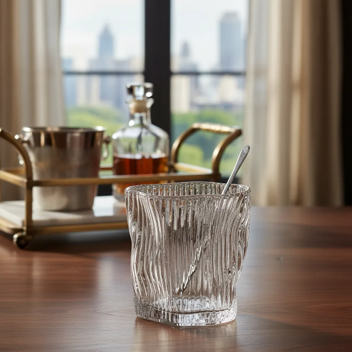 Vaso De Vidrio Para Shot  Diseño Irregular 60ml 1