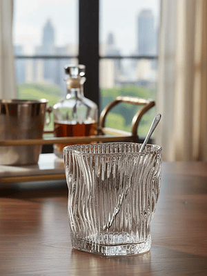 Vaso De Vidrio Para Shot  Diseño Irregular 60ml