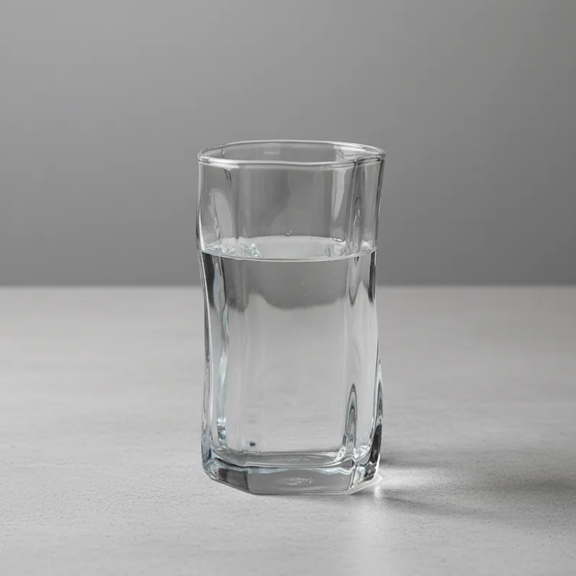 Vaso De Vidrio Ondulado Diseño Moderno Irregular 270ml 2