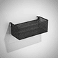 Canasto Organizador Colgante Metálico Negro Multiuso - Miniatura 2