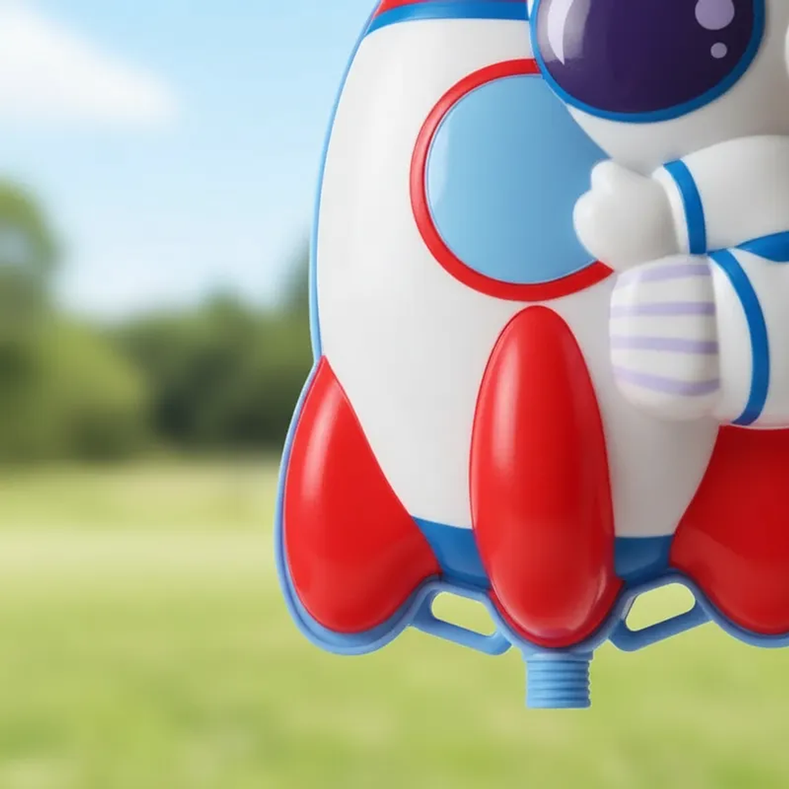 Mochila Pistola De Agua Infantil Diseño Astronauta Cohete 3