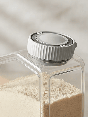 Contenedor Hermético Transparente Con Tapa Para Alimentos