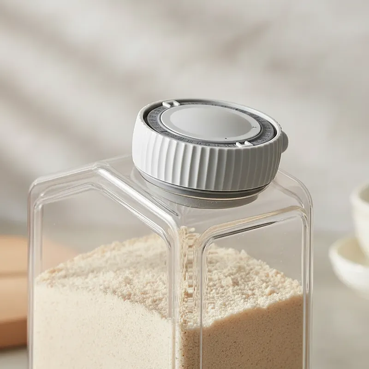 Contenedor Hermético Transparente Con Tapa Para Alimentos 2