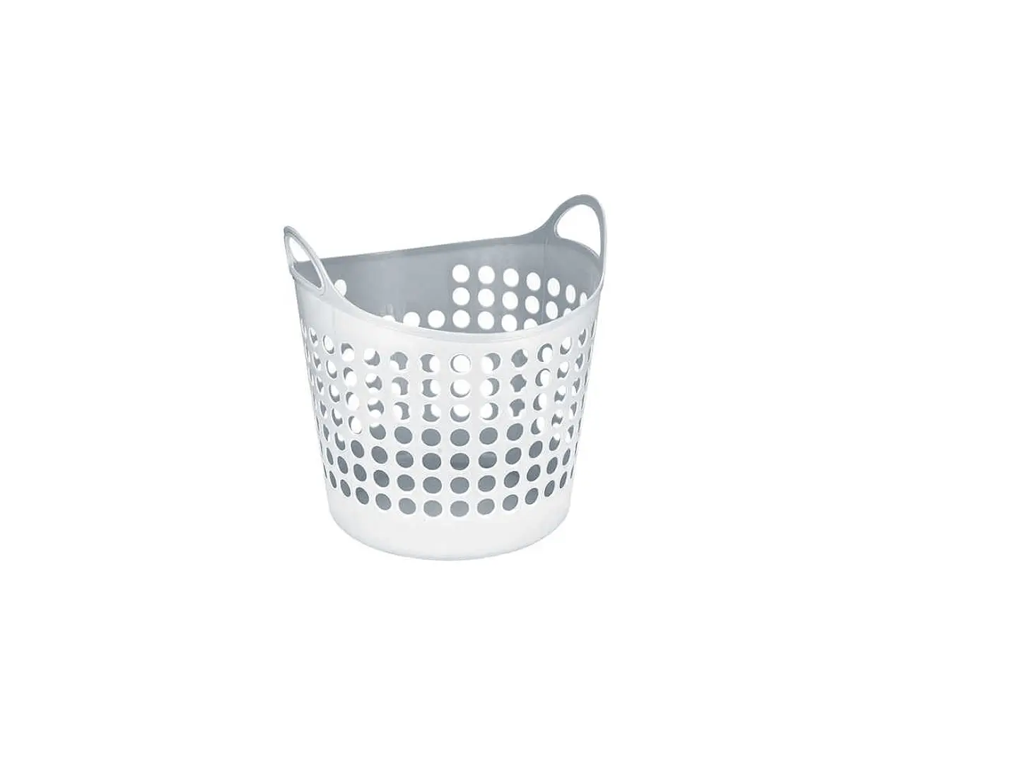 Canasto Plástico Calado Flexible Con Asas Para Ropa 31.5x30 CM 5