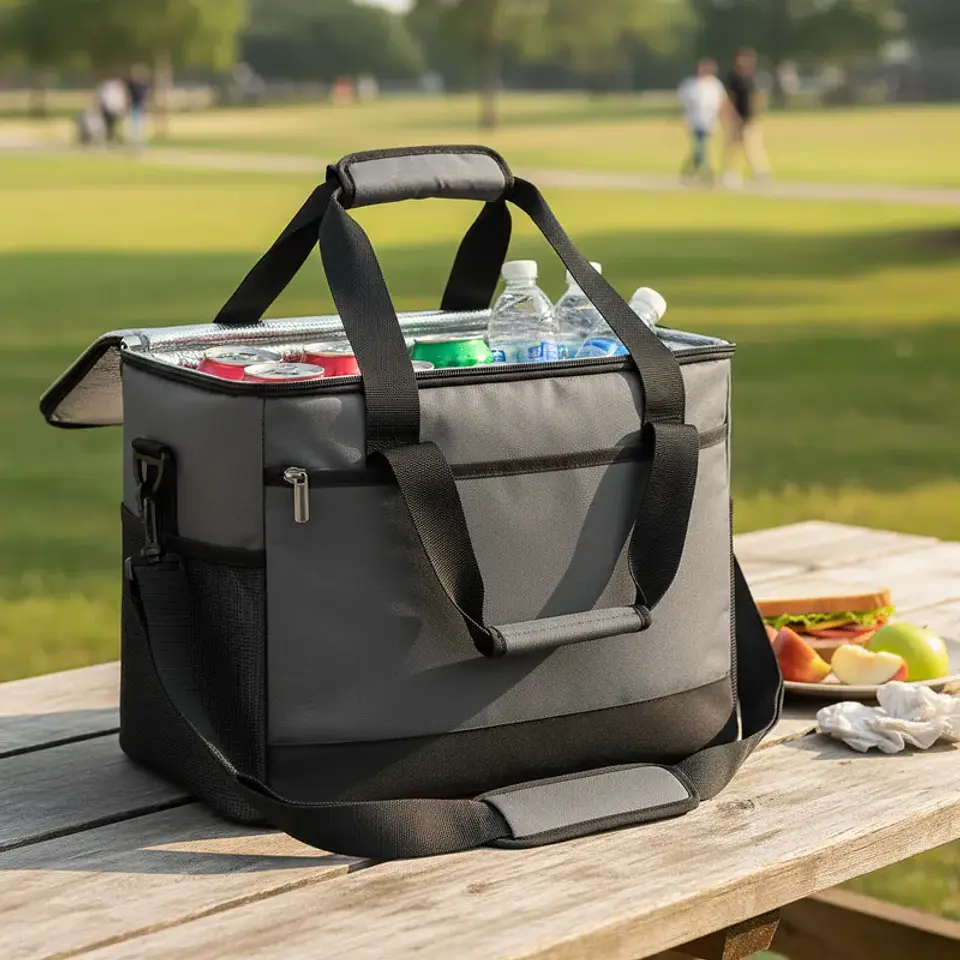 Bolso Cooler, Lonchera Térmico Portátil Con Correa. 5