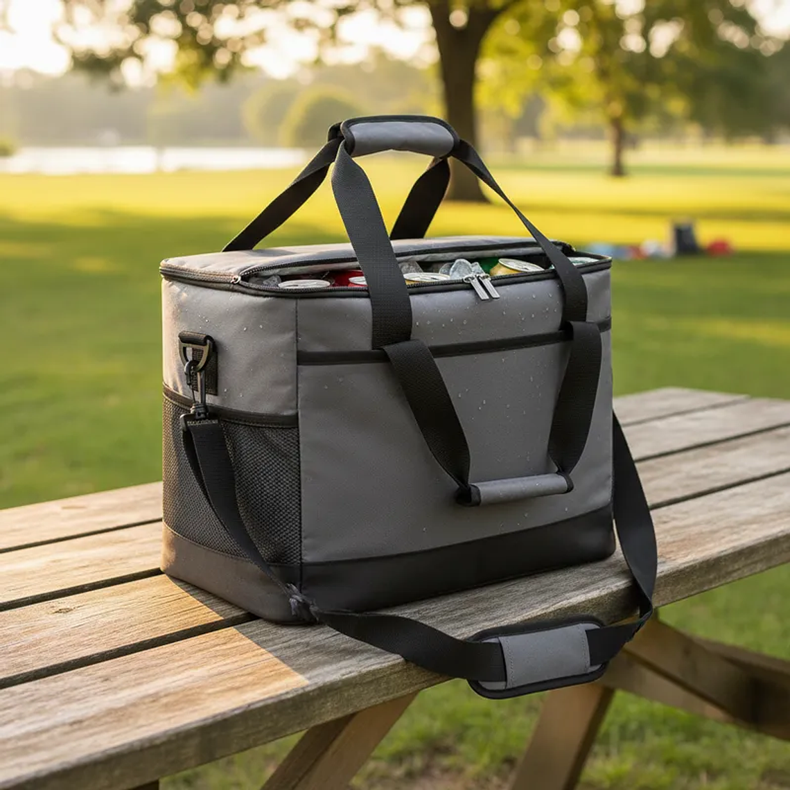 Bolso Cooler, Lonchera Térmico Portátil Con Correa. 6