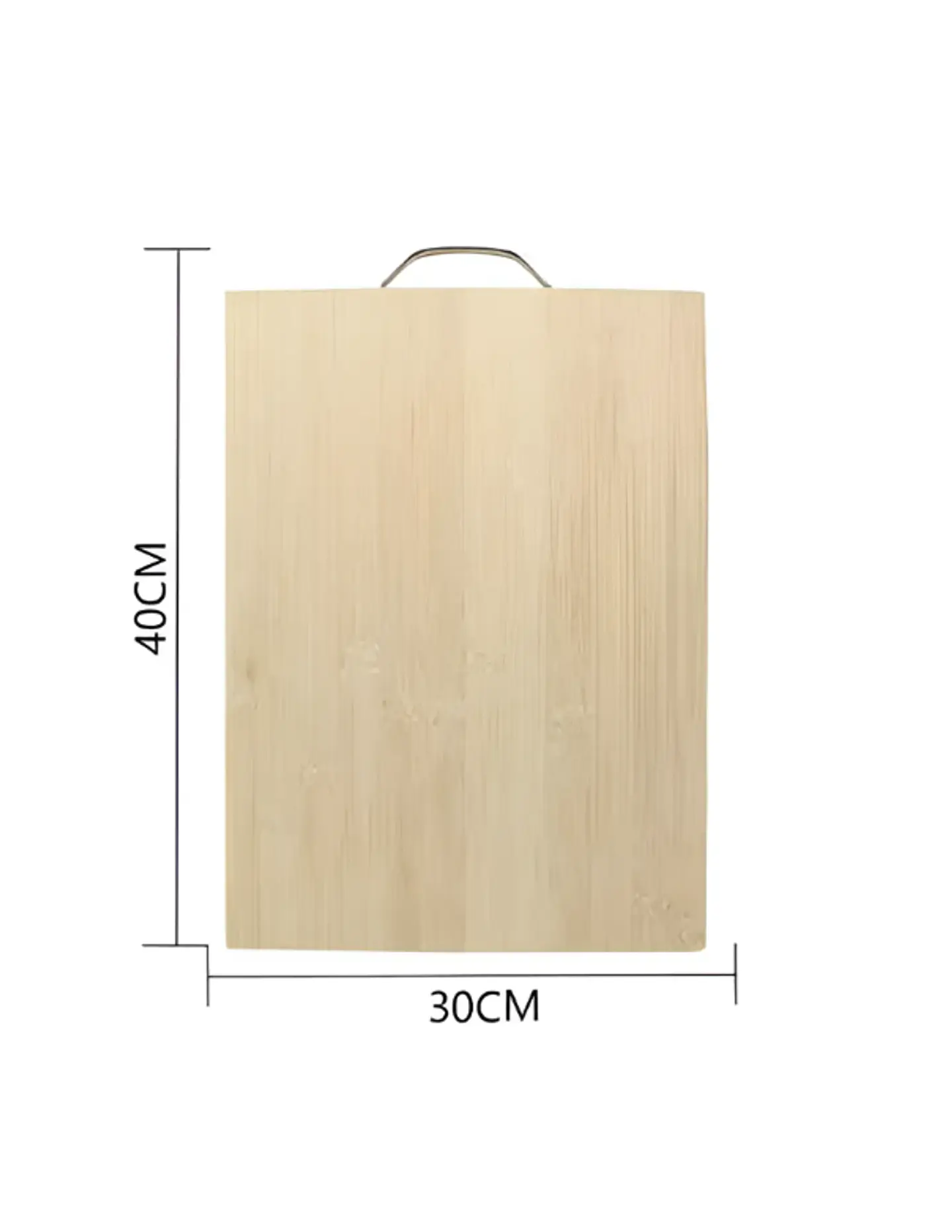 Tabla De Cortar Picar De Bambú Para Cocina 40x30 Cm Con Asa 4