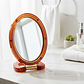 Espejo De Maquillaje Portátil Ovalado 10cm - Miniatura 2