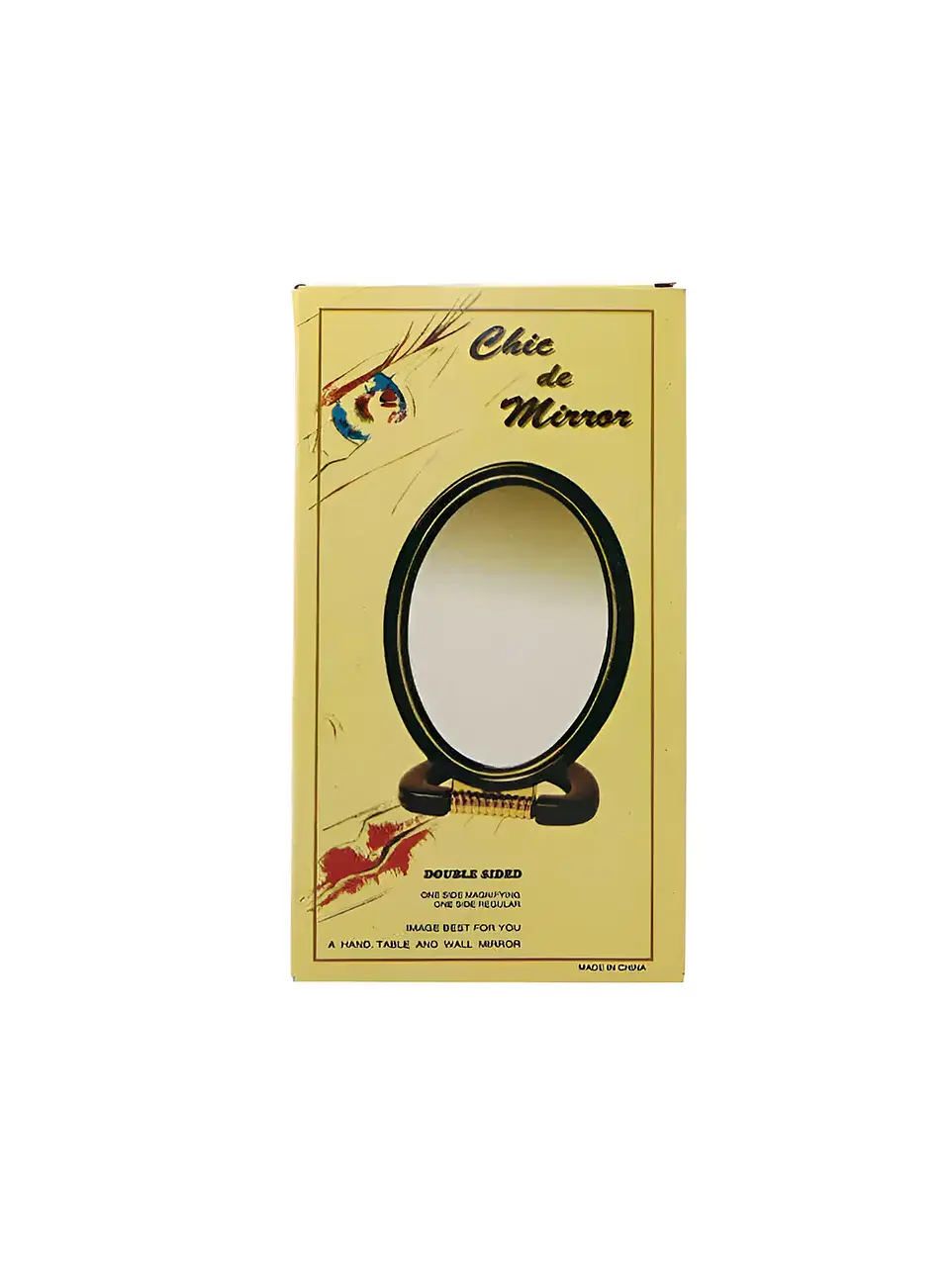 Espejo De Maquillaje Portátil Ovalado 10cm 5