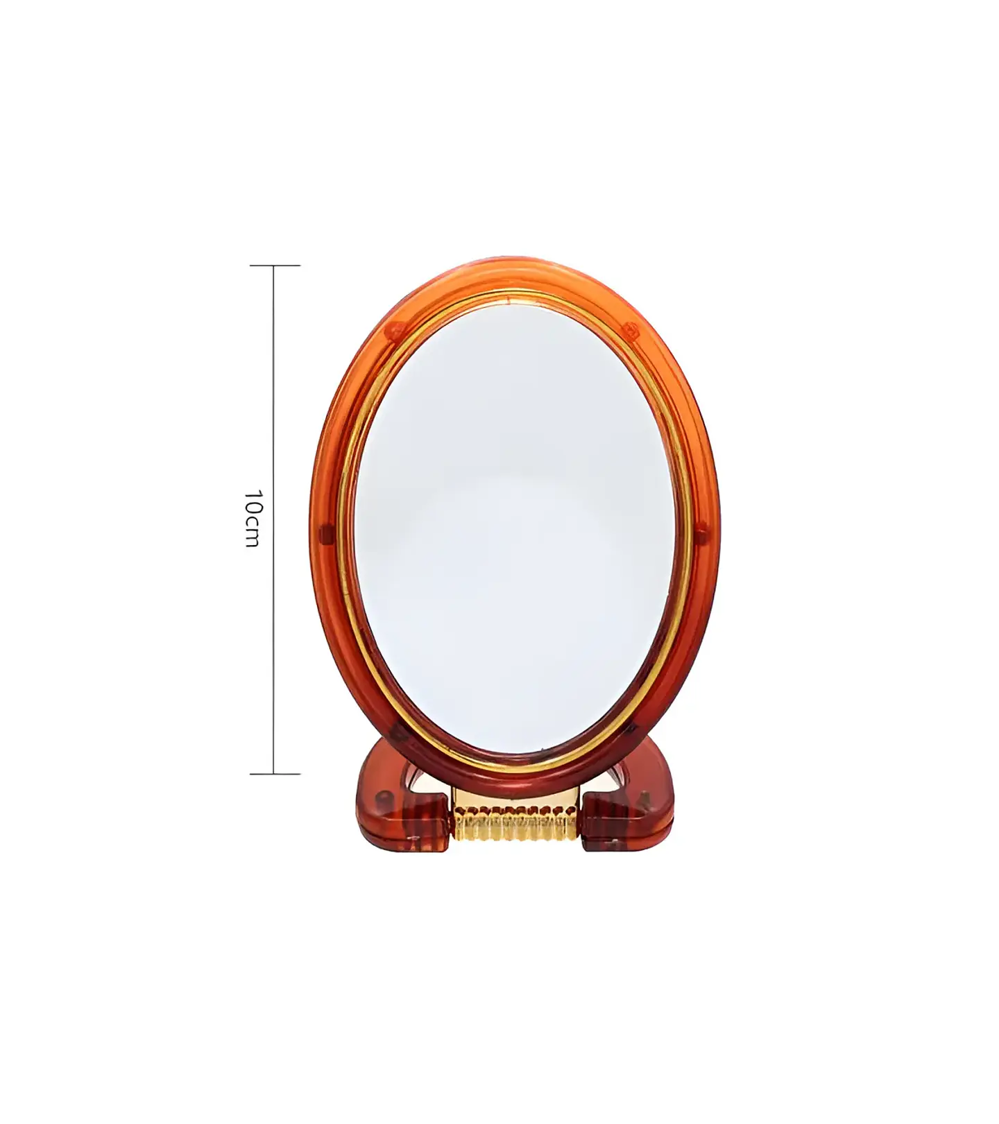 Espejo De Maquillaje Portátil Ovalado 10cm 4
