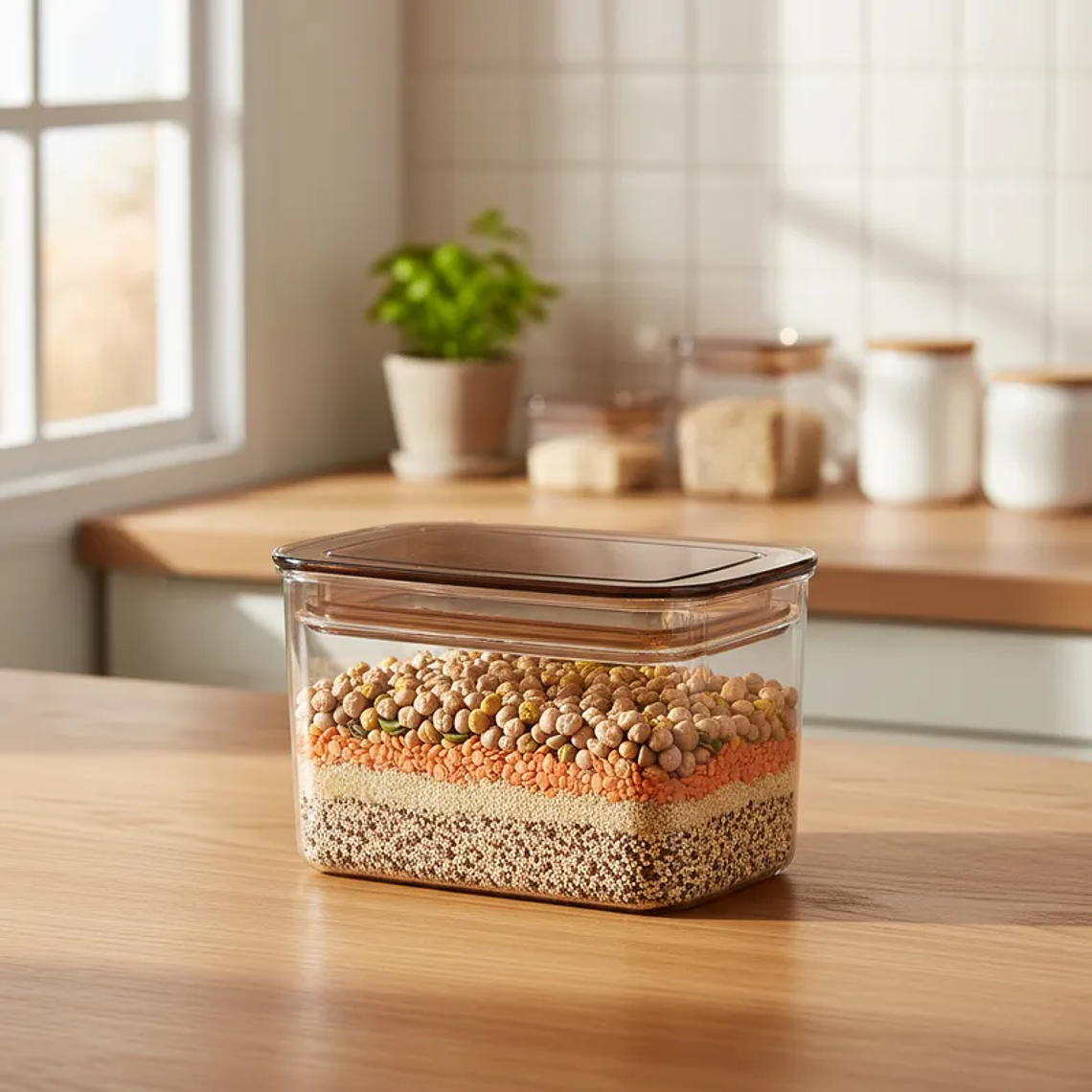 Contenedor Hermético Acrílico Para Alimentos 290ml 2