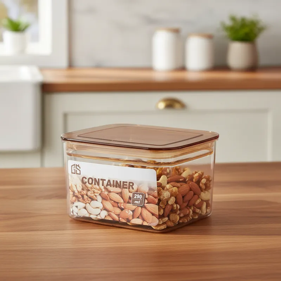 Contenedor Hermético Acrílico Para Alimentos 290ml 4