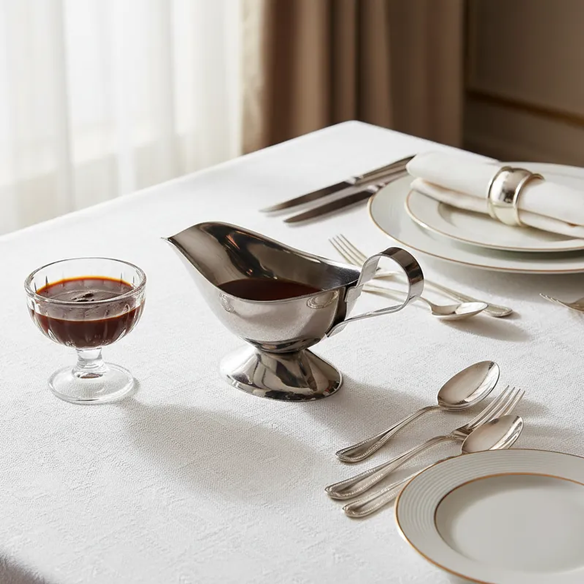 Salsera Acero Inoxidable 90ml Gastronómica Cocina 3