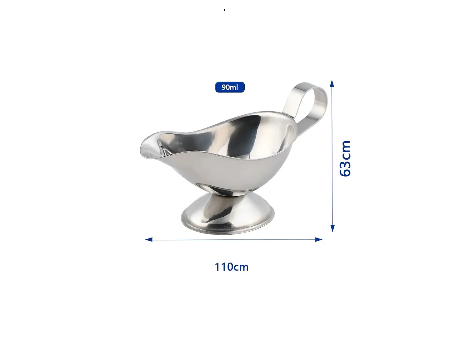 Salsera Acero Inoxidable 90ml Gastronómica Cocina 4