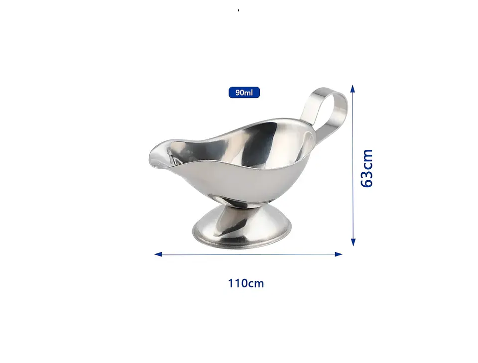 Salsera Acero Inoxidable 90ml Gastronómica Cocina 4