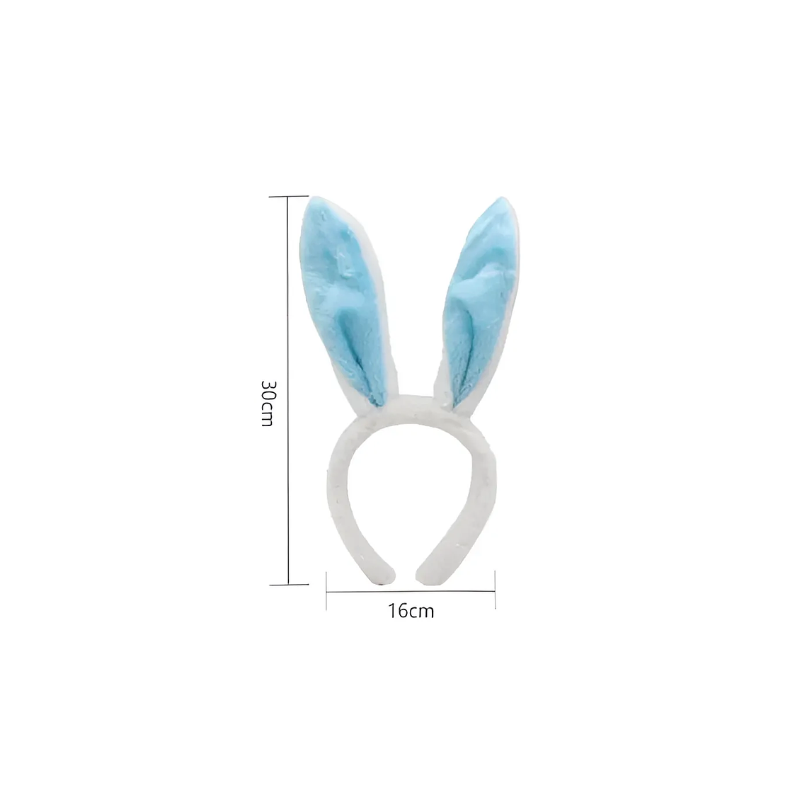 Cintillo Orejas Conejo Peluche Pascua Infantil 12