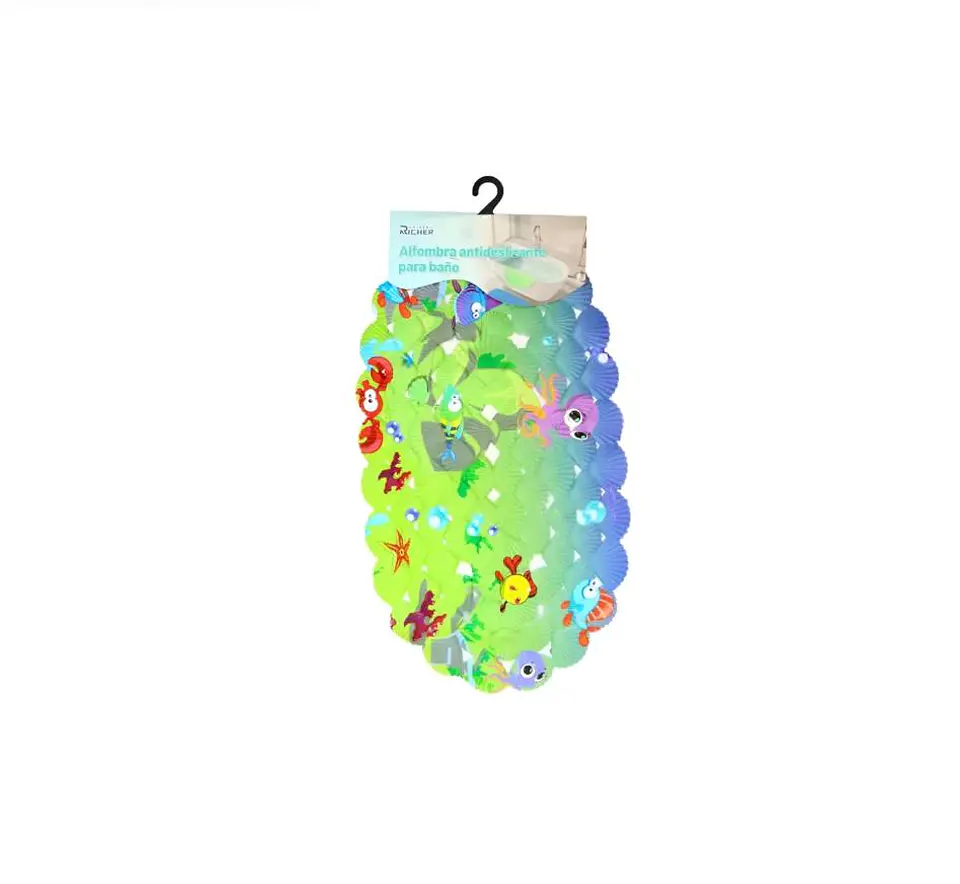 Alfombra De Baño Antideslizante Infantil Para Ducha 65x35cm 4